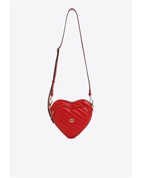 heart shaped Gucci bag